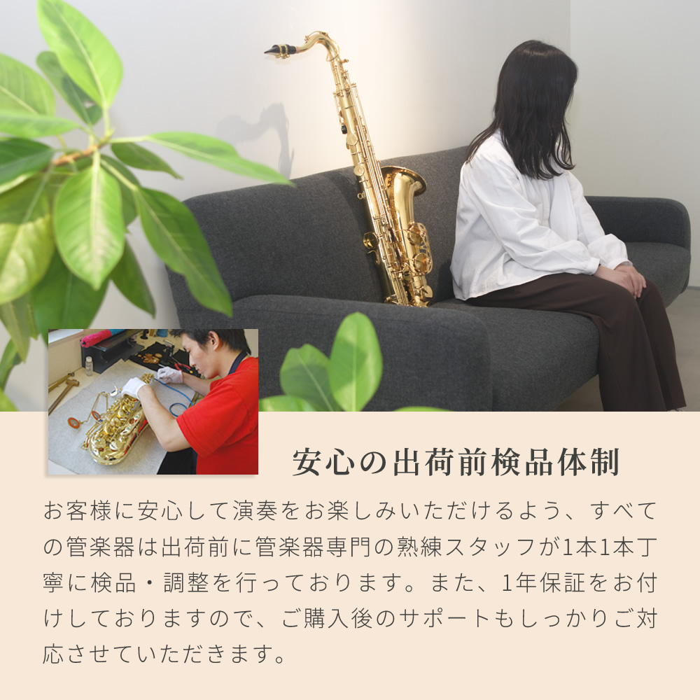 Soleil テナーサックス 初心者 入門セット STN-1【ソレイユ STN1