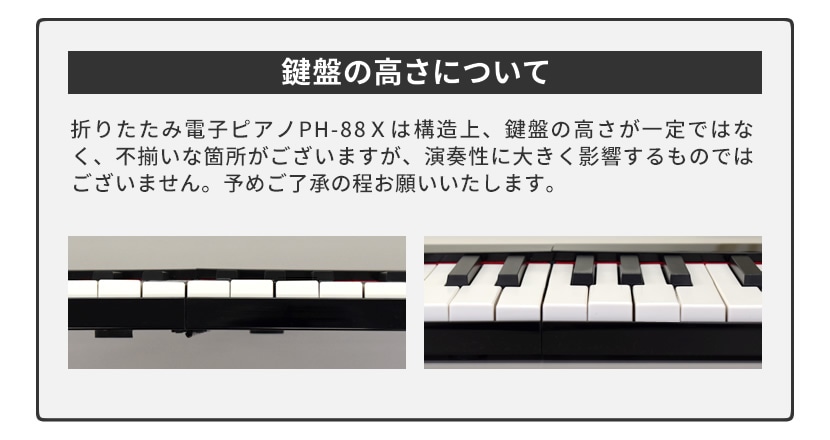 折りたたみ 電子ピアノ TORTE PH-88X 単品 (ペダル・ケース付き)【デジタルピアノ 充電 88鍵盤 折畳み式 薄型 トルテ ピアノ スリム  軽量 PH88X】 | 鍵盤楽器 | サクラ楽器 本店