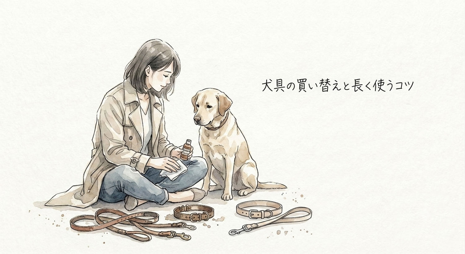 犬の首輪を点検しながら長く使うためのガイド