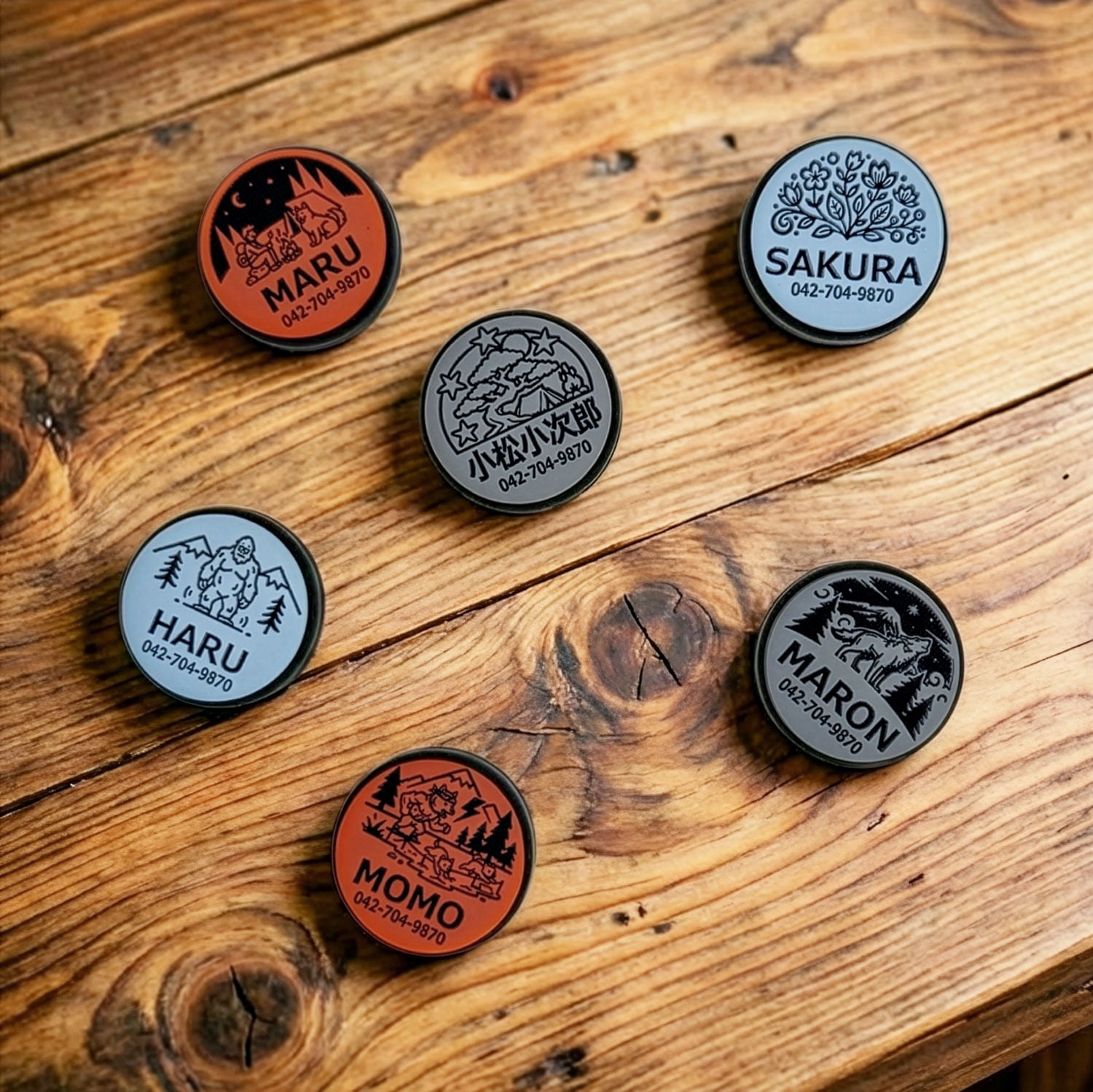 本革首輪・おしゃれ首輪・迷子札首輪の サクラ犬具製作所 / 【サクラ犬