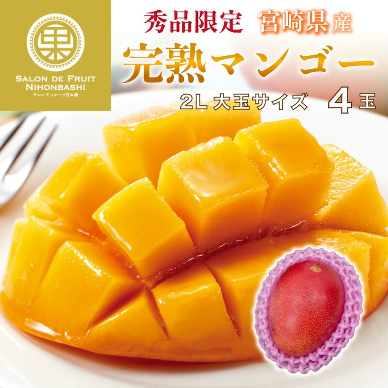 宮崎県産 完熟マンゴー 3kg パック-