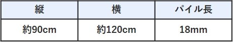 乾度良好Ag+バスマットsize