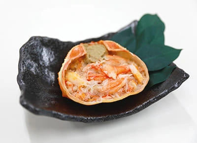 紅ずわいがに甲羅盛り