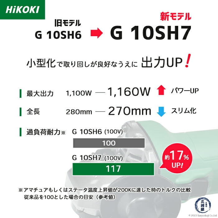 旧モデル G 10SH6 → G 10SH7