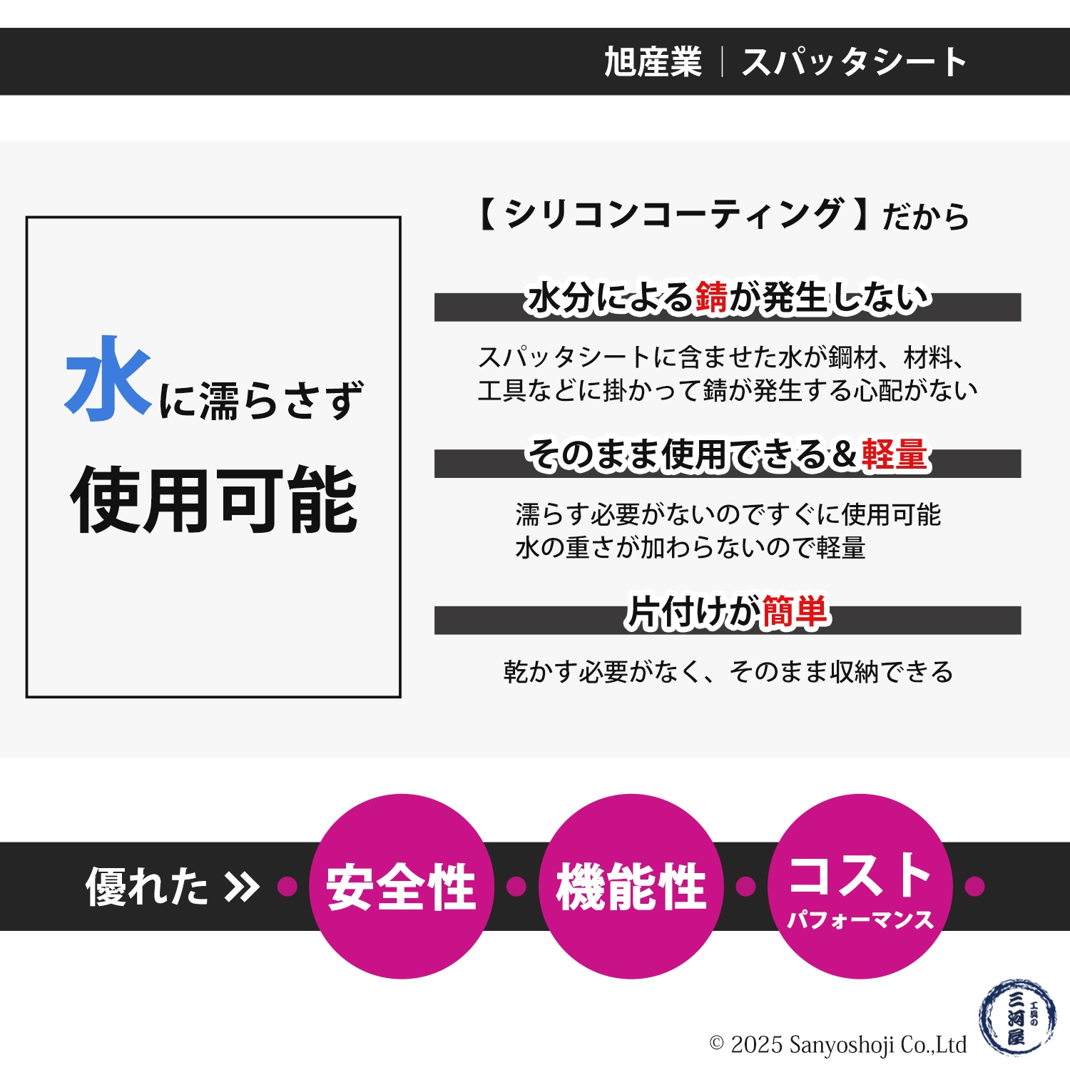 旭産業 スパッタシート ベータ 2号 920×1920mm 片面シリコン