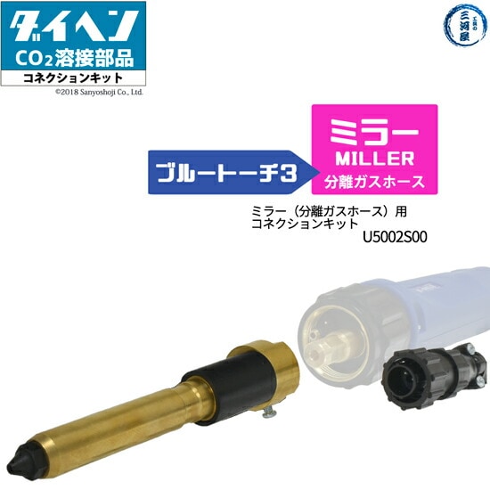 ミラー（分離ガスホース）用コネクションキットU5002S00