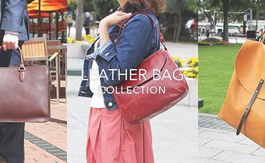 LEATHER BAG COLLECTIONの画像