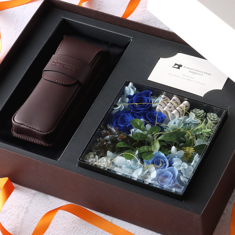 かぶせペンケース × フラワーギフトセット