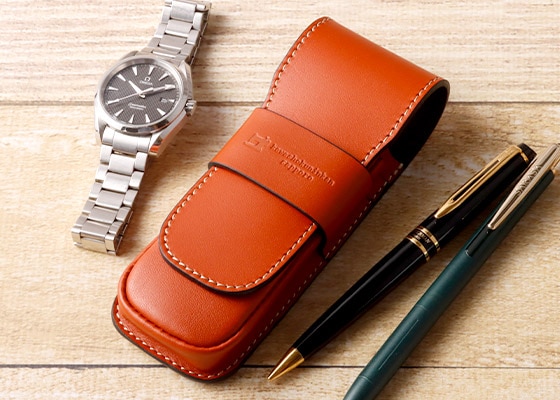 二本差万年筆ケース