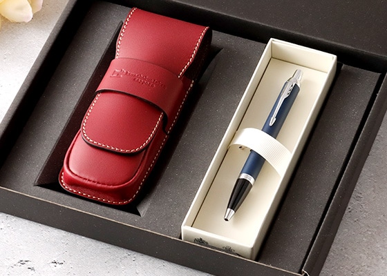 二本差し万年筆ケース× ボールペンギフトセット