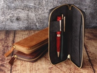 ラウンドファスナーペンケース