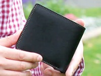 二つ折り財布 コインケース付き