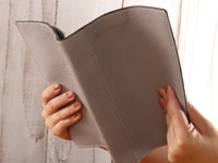 ブックカバー A5サイズ エゾシカレザー