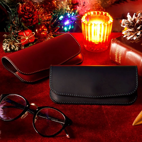 札幌革職人館 メガネケース