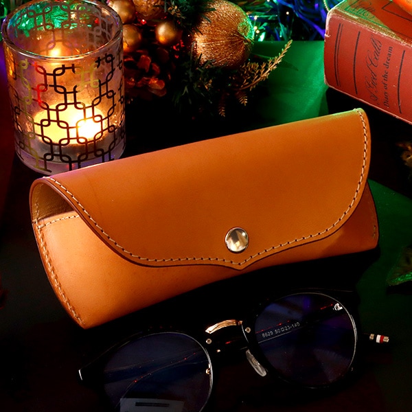 札幌革職人館 メガネケース エルバマット