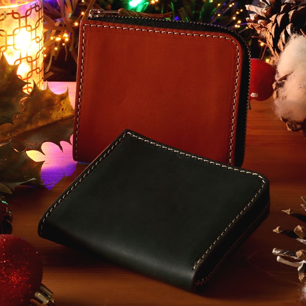 札幌革職人館 L型ファスナーミニ財布 エルバマット