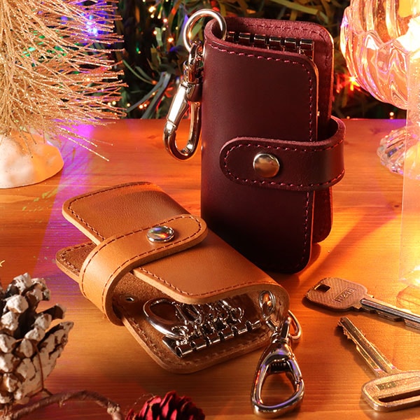 札幌革職人館 5連キーケース ブッテーロレザー