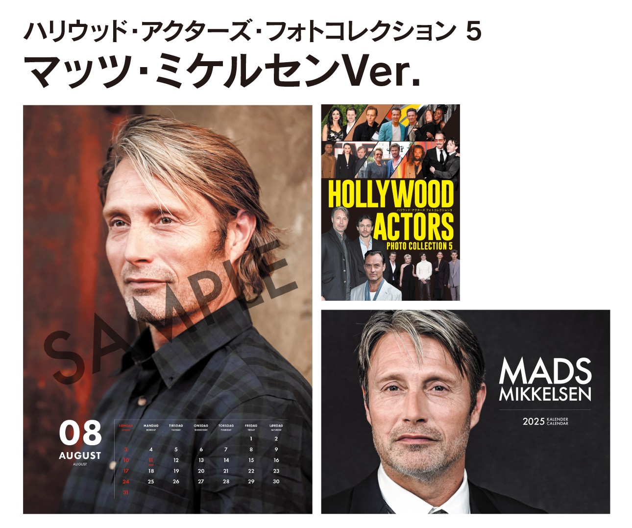 新春初売りフェア 50%OFF》【マッツ・ミケルセン 2025カレンダー付き  
