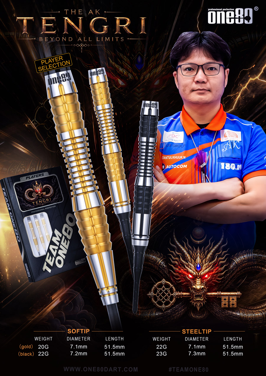 バレル【ワンエイティ】テングリ エーケーモデル スティール 22g