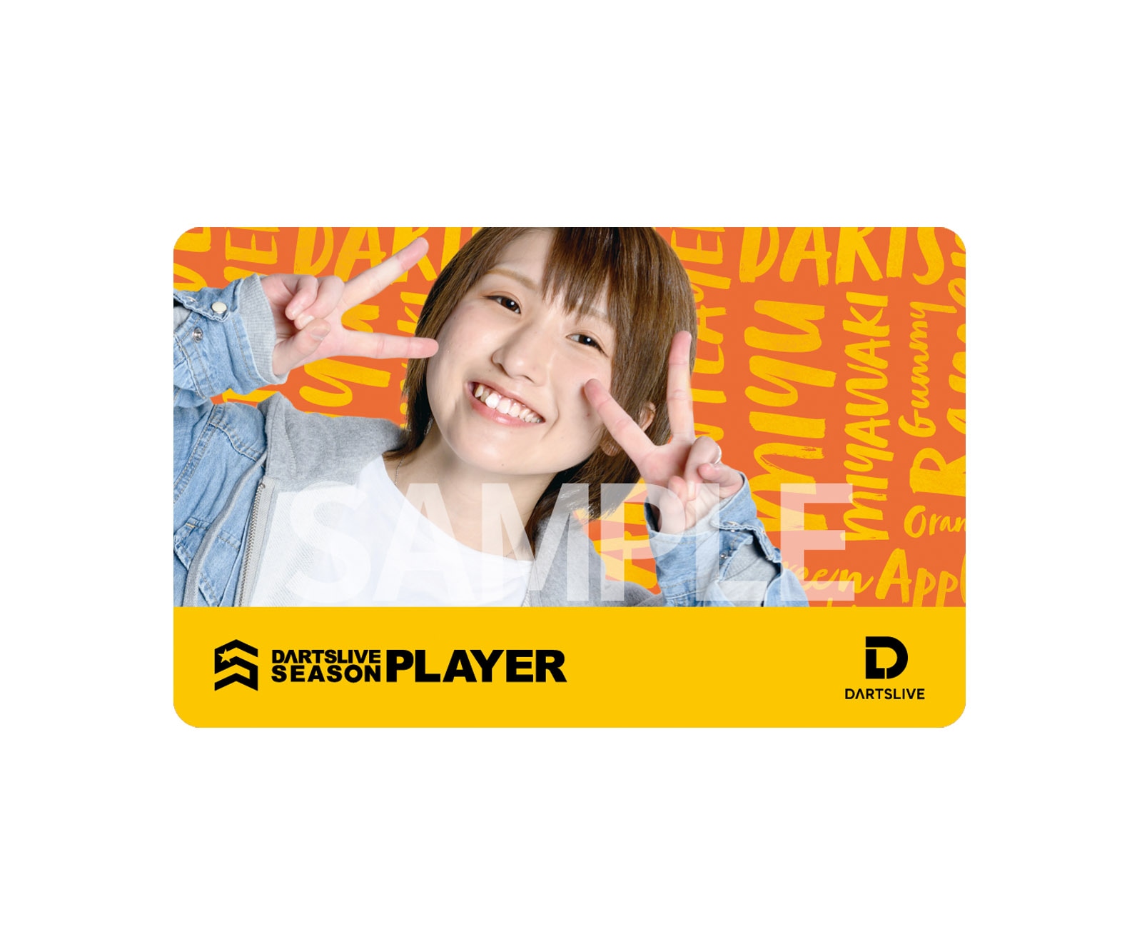 DARTS ACCESSORY【DARTSLIVE】DARTSLIVE PLAYER GOODS ♯2 宮脇実由 SET