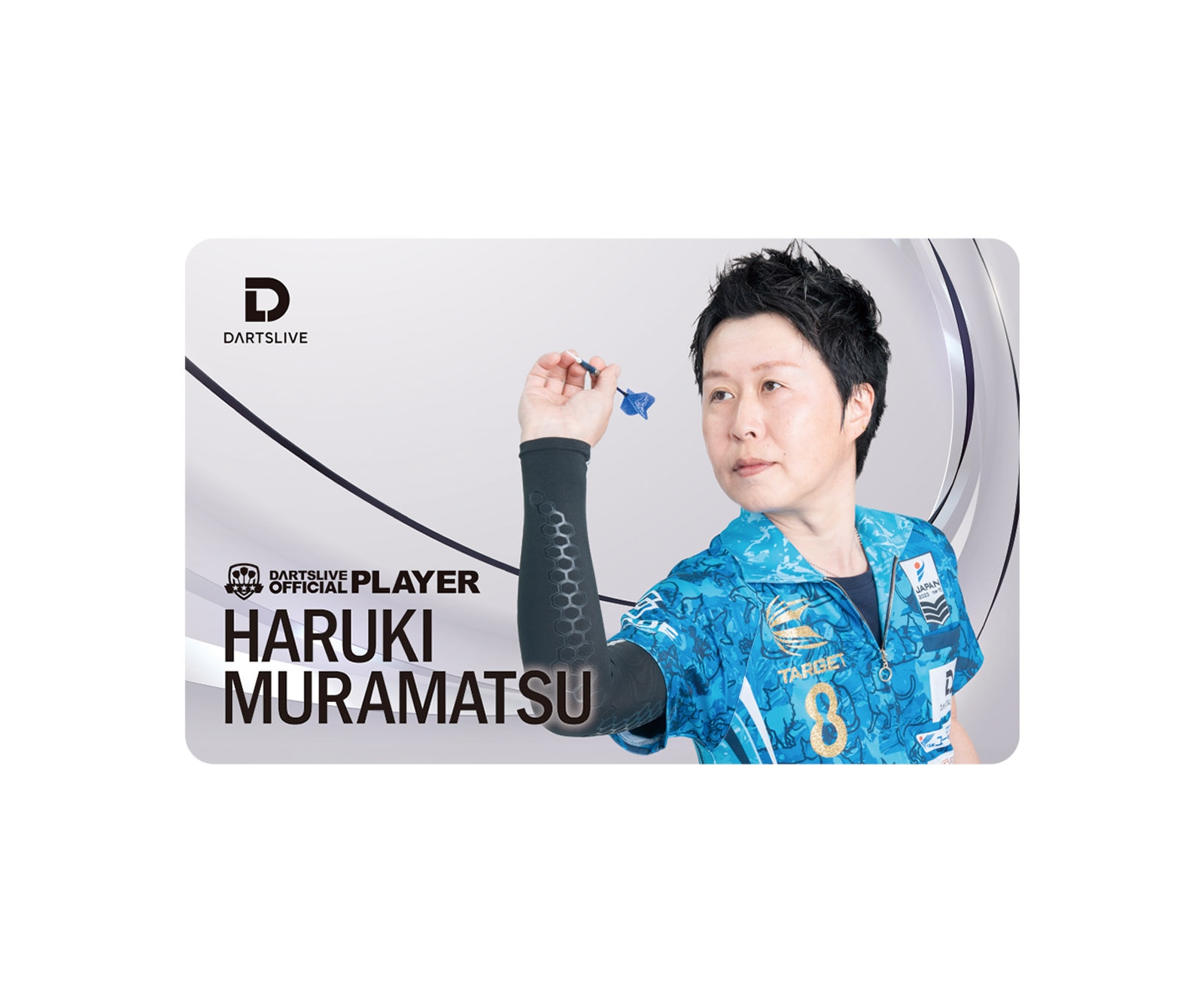 DARTS ACCESSORY【DARTSLIVE】DARTSLIVE PLAYER GOODS ♯4 村松治樹