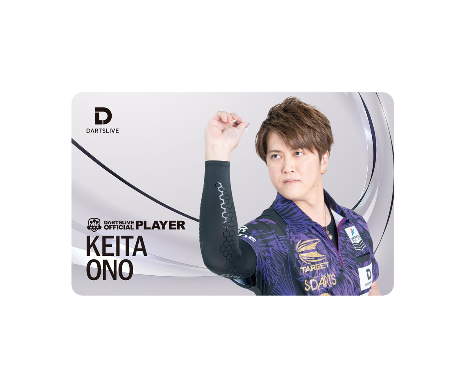 DARTS ACCESSORY【DARTSLIVE】DARTSLIVE PLAYER GOODS ♯4 小野恵太