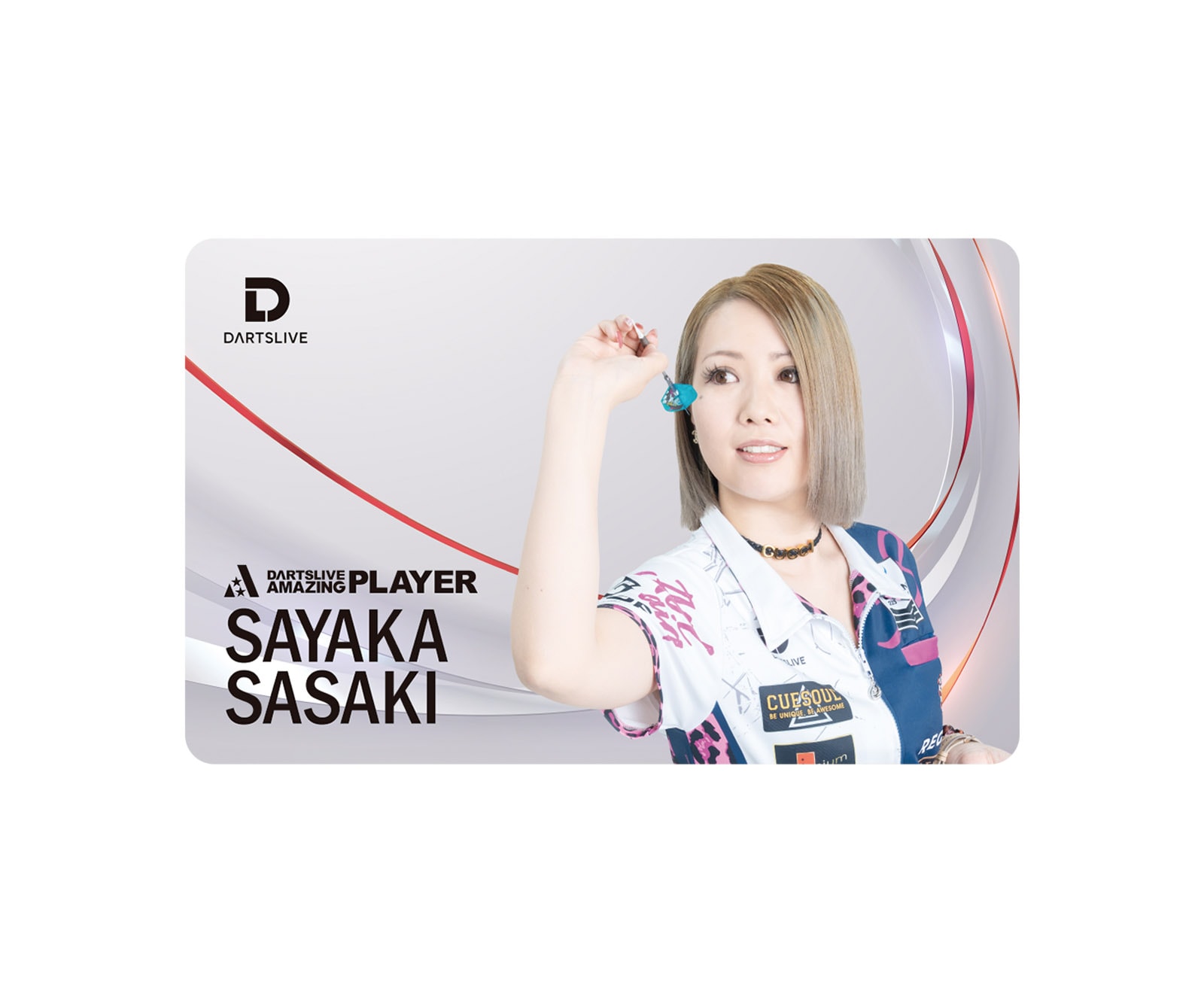 DARTS ACCESSORY【DARTSLIVE】DARTSLIVE PLAYER GOODS ♯4 佐々木沙綾香