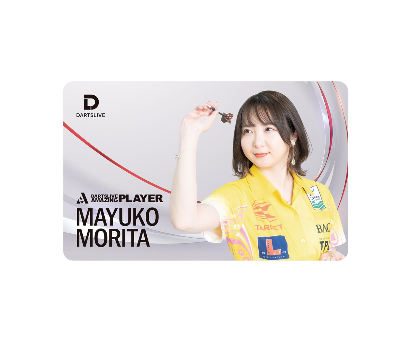 DARTS ACCESSORY【DARTSLIVE】DARTSLIVE PLAYER GOODS ♯4 森田真結子