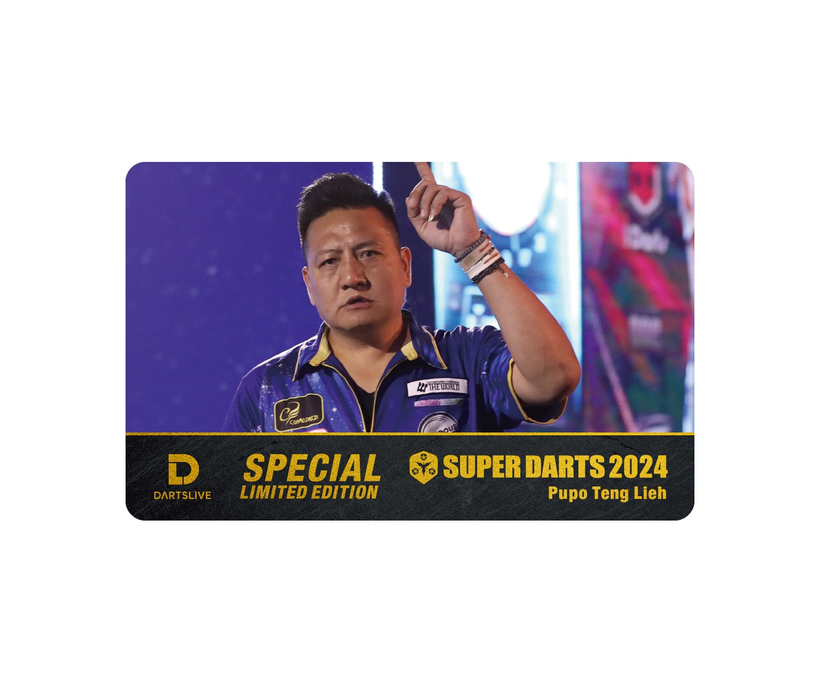  【＊預購＊】DARTS ACCESSORY【DARTSLIVE】SUPER DARTS x DARTSLIVE PLAYER GOODS Pupo Teng Lieh