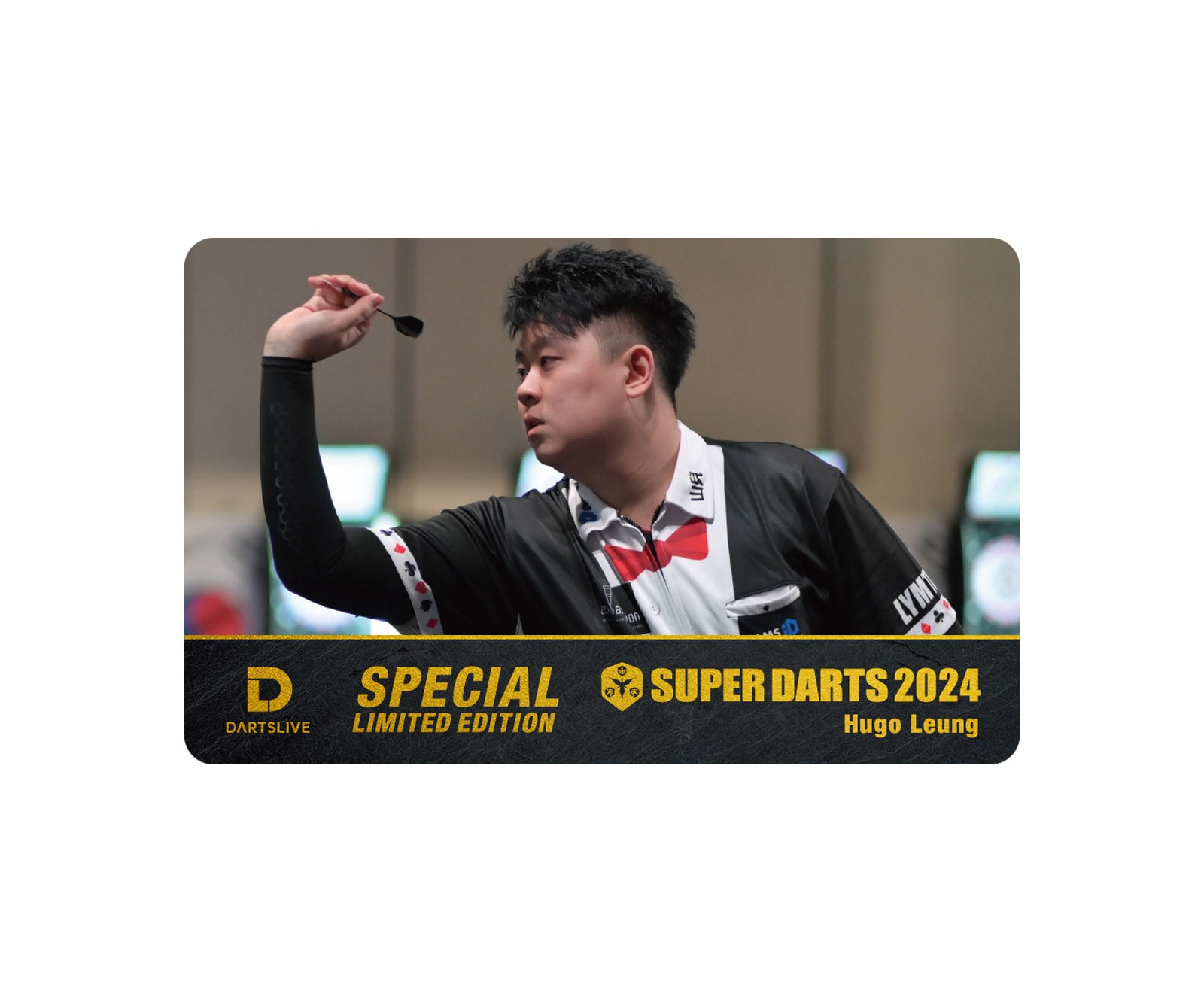  【＊預購＊】DARTS ACCESSORY【DARTSLIVE】SUPER DARTS x DARTSLIVE PLAYER GOODS Hugo Leung