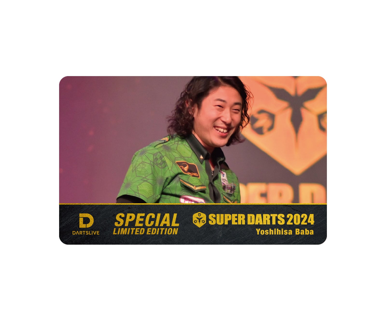  【＊預購＊】DARTS ACCESSORY【DARTSLIVE】SUPER DARTS x DARTSLIVE PLAYER GOODS 馬場善久