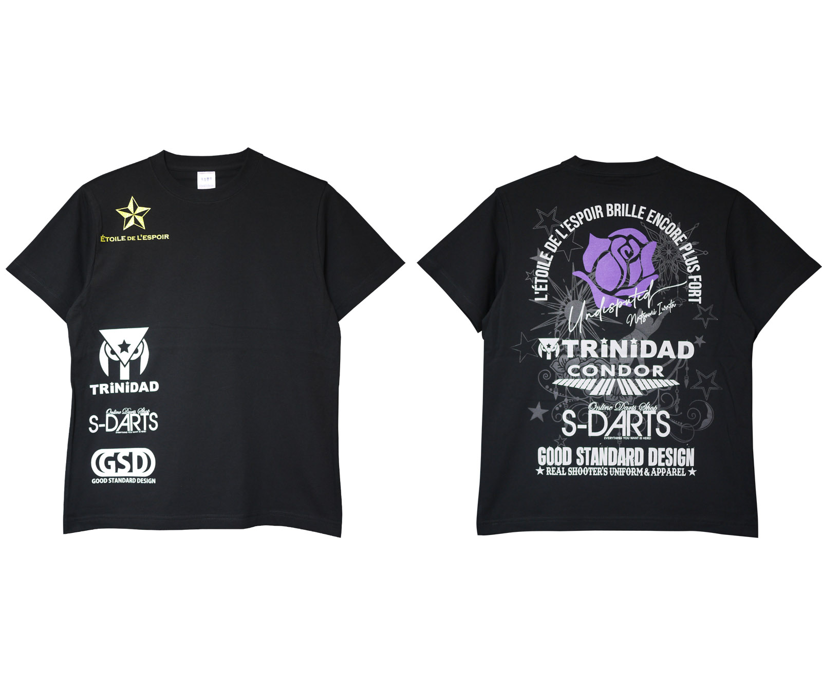 【＊預購＊】[訂貨生產]DARTS APPAREL【GSD】TRiNiDAD x S-DARTS x GSD 岩田夏海 Collaboration T-shirt S