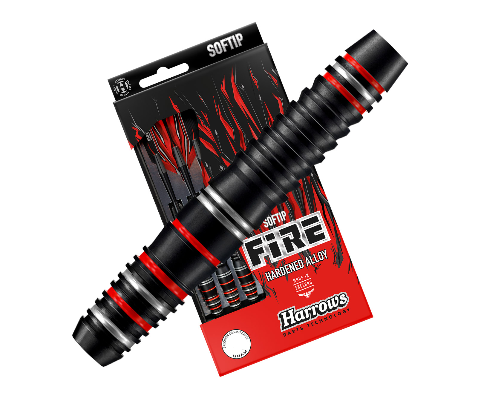 DARTS BARREL【Harrows】FIRE HIGH GRADE ALLOY 16gR