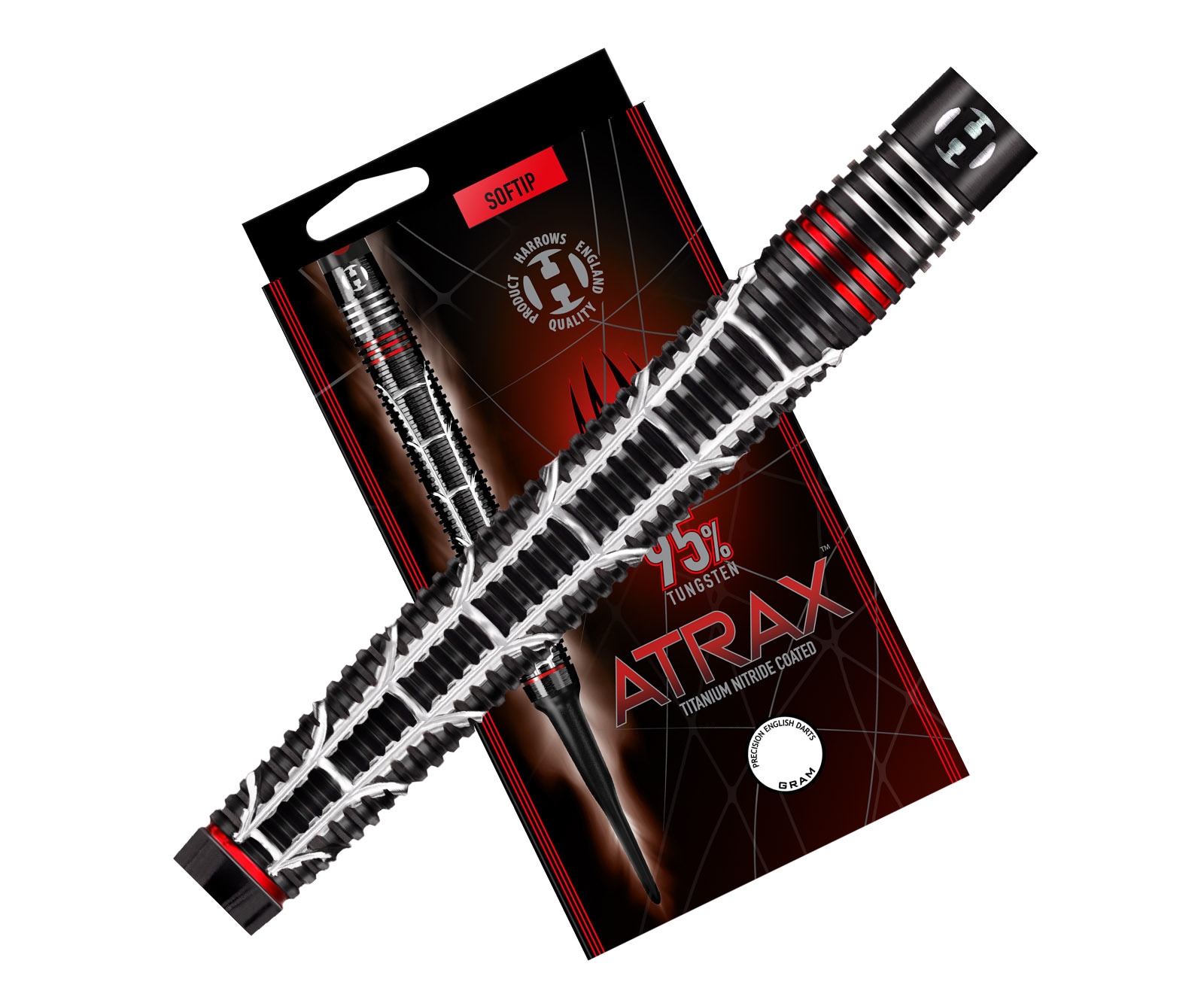 DARTS BARREL【Harrows】ATRAX 2BA 18gR