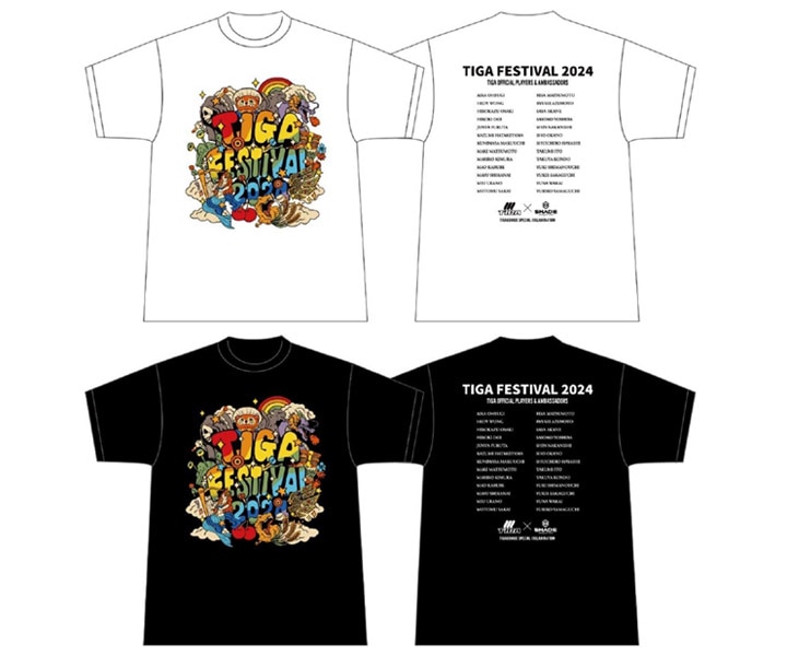 【＊預購＊】[5月出貨]DARTS APPAREL【SHADE x TIGA】SP Collaboration TIGA祭 2024 Fes T-shirt Black L