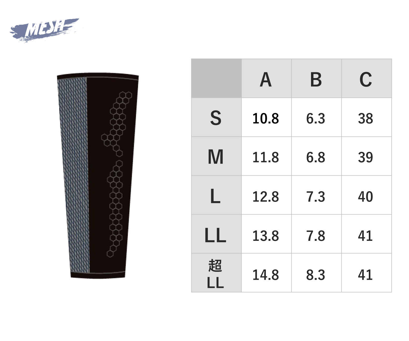 㡼ȡ֤ˡ:cm0.5cm¦:A¦:BĹ:CS:A10.8,B6.3,C38M:A11.8,B6.8,C39L:A12.8,B7.3,C40LL:A13.8,B7.8,C41ĶLL:A14.8,B8.3,C41