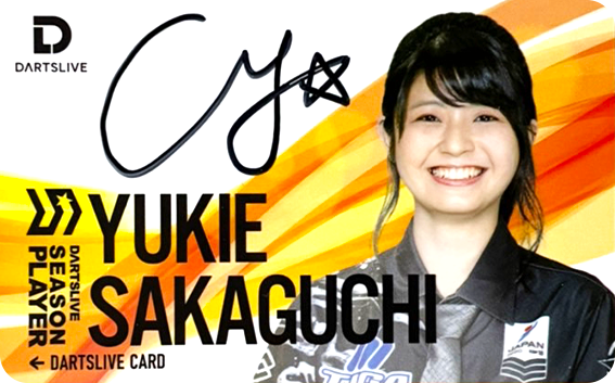 DARTSLIVE SEASON PLAYER : YUKIE SAKAGUCHI