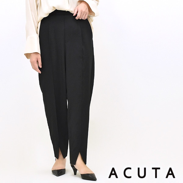 ACUTA アクータ アムンゼンジョガーコクーンパンツ スリット 10082590 レディース【送料無料】 | BRAND LIST,A,ACUTA  | Seagull direction ONLINE STORE