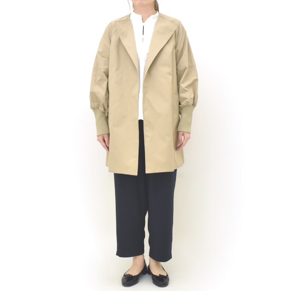 ACUTA】袖リブバックベルトコート チャコールグレー ACUTA アクータ