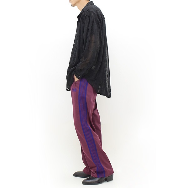 【23AW】AiE エーアイイー Painter Shirt -Chiffon / Emb Stripe- ペインターシャツ シフォン  エンブレムストライプ NS941【送料無料】-Seagull direction ONLINE STORE