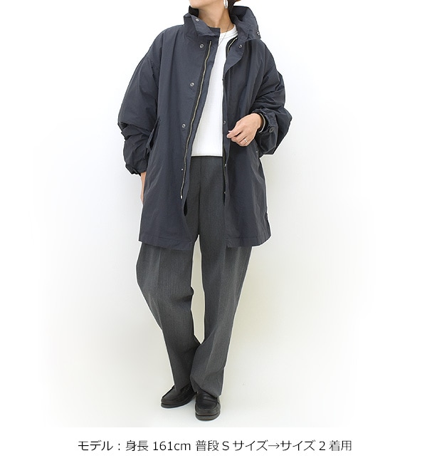 4 グレー ATON AIR WEATHER SHORT MODS COAT - ciked.com