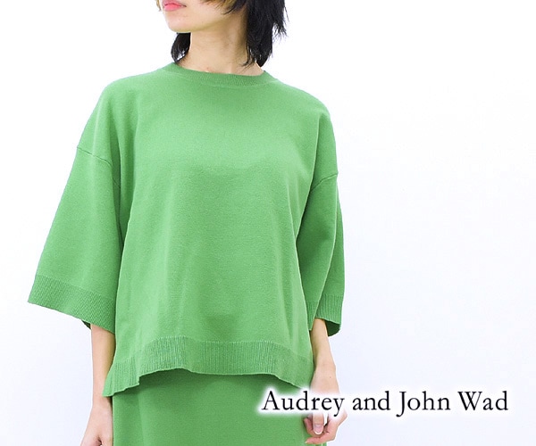 Audrey and John Wad オードリーアンドジョンワッド ミラノリブクルーネックプルオーバー L0704  レディース【送料無料】-Seagull direction ONLINE STORE