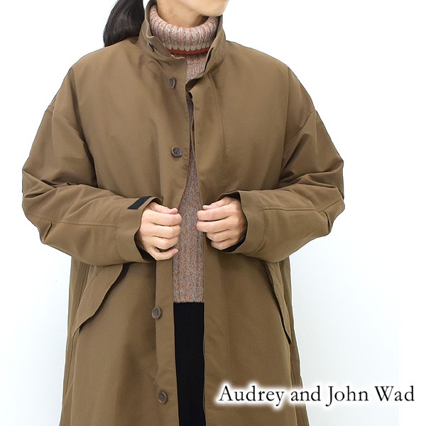 Audrey and John Wad オードリーアンドジョンワッド リブ付きスタンドカラーロングコート<TAIONインナーダウンライナー付き>  L1204 レディース【送料無料】 | LADY'S,Outer,ダウン | Seagull direction ONLINE STORE