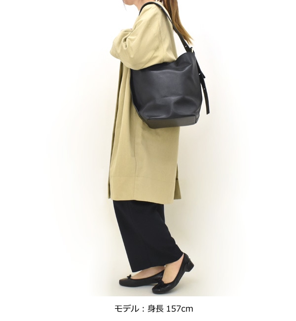 AULENTTI オウレンティ レザーバケットバッグ EL-L823-DO レディース