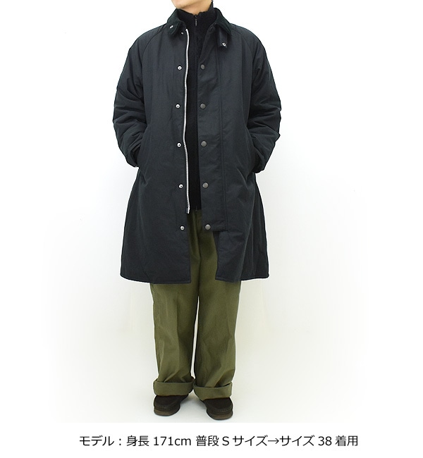 Barbour バブアー EXMOOR BATTING エクスモア 中綿ロングコート