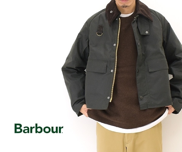 綿100%【未使用】Barbour  SPEY  オイルドジャケット MWX1212