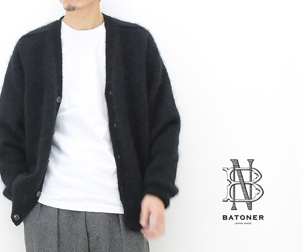 BATONER pure mohair cardigan-