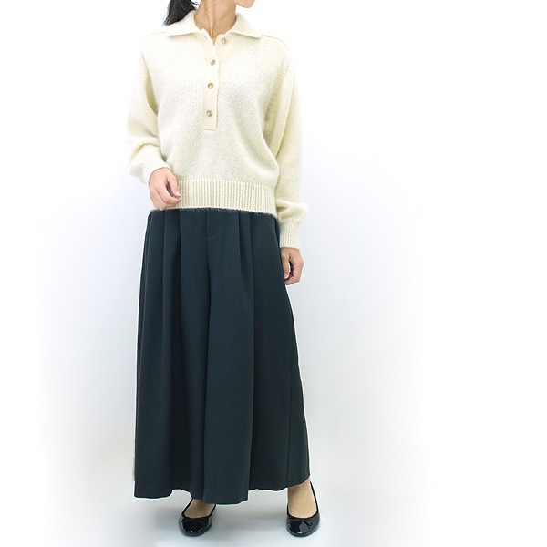 セール/10%OFF】BATONER バトナー PURE MOHAIR100% CROPPED POLO