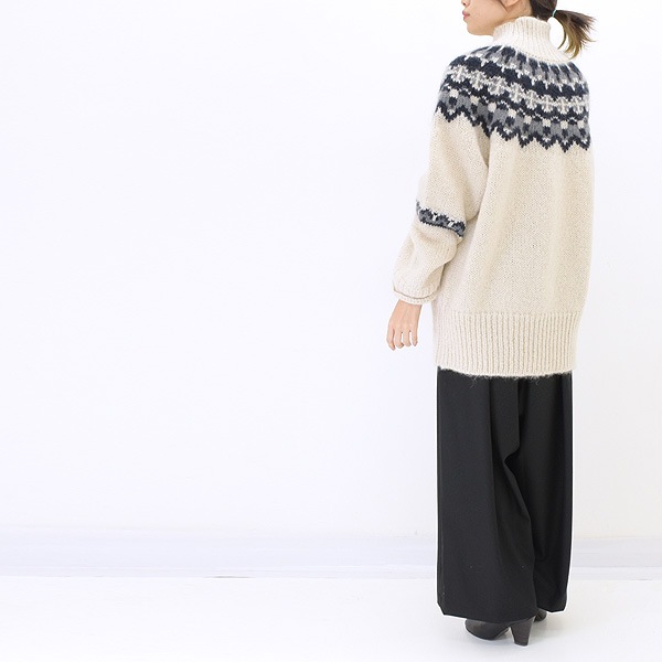 BATONER バトナー MOHAIR NORDIC TURTLE NECK TUNIC モヘヤノルディックタートルネックチュニック  BN-21FL-051 レディース【送料無料】-Seagull direction ONLINE STORE