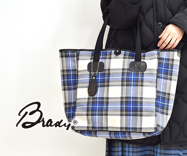 20aw Brady ブレディ Small Carryall スモールキャリーオール トートバッグ シーズン限定カラー チェック 送料無料 Brand List B Brady シーガルディレクション オンラインストア